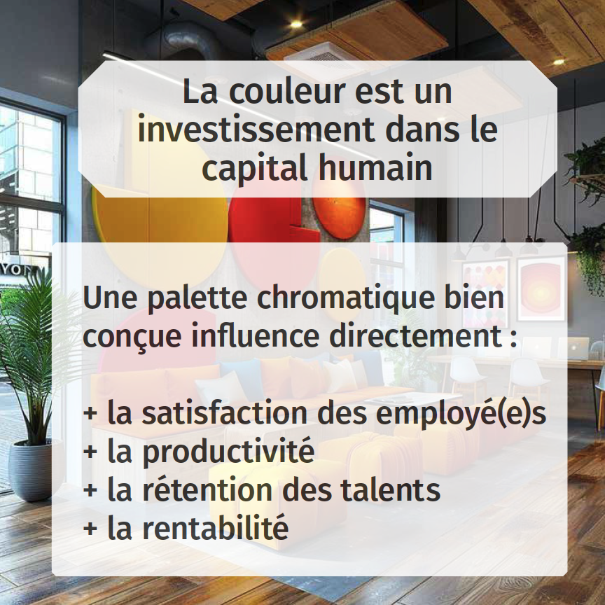 Le choix de l'univesr de travail coloré est un investissement
