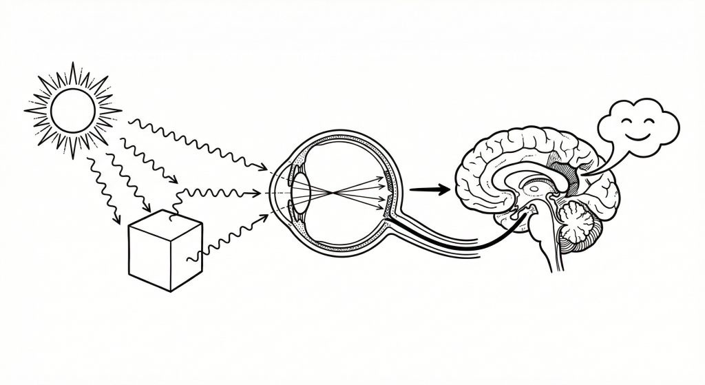 Processus de perception des couleurs