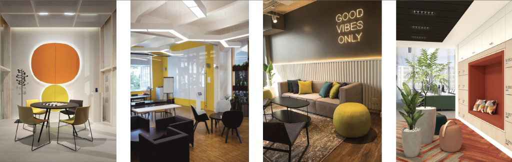 Chaque bureau demande xdes couleurs en fonction de ses activités